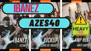 Ibanez Az Review  | AZES40 | Heavy Sound/Tone | STL Amphub | Ignite Amps | Hi Gain Tone Play through
