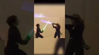Star Wars Epic Lightsaber duel 100 Luke Skywalker v Mara Jade #starwars #lightsaber #starwarstheory
