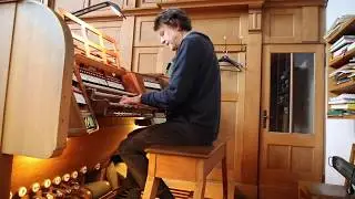 15.04.2020 - Ein letzter musikal. Gru&szlig; unserer Orgel vor der Renovierung gespielt v. Helmut Binder