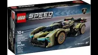Lego Speed Champions 76923 Lamborghini Lambo V12 Vision GT Super Car Speed Build