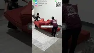 Compressed Modular Sofa &mdash; Flexibility in Tight Spaces #foshanfurniturefactory #sofaclub #modularsofa