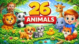 ABC Animal World 🌍 | Learn Animal Names A to Z