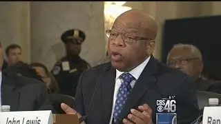Rep. John Lewis speaks at Sessions confirmation hearing