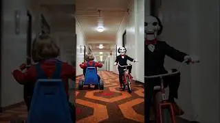 All work and no play makes Billy a dull puppet!#Saw #Jigsaw #TheShining #OverlookHotel #Horror