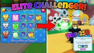 How i got Top 259 Clan to Get Elite Challenger Bubble Gum Simulator Infinity [BGSI]