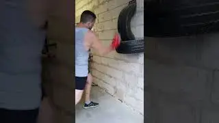 Wall Tire Punching Bag