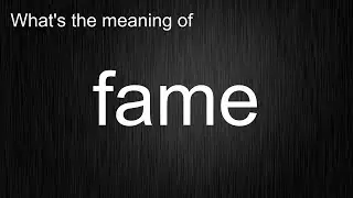 What's the meaning of 