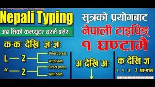 नेपाली Type easy way...How to type Nepali in offline mode ..using preeti font