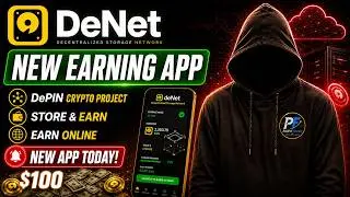deNet storage app | New earning app today | A DePin Crypto Project | Earn Online @QamarZiaAli