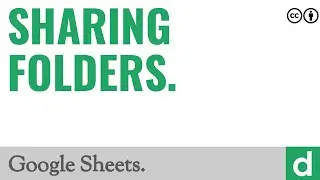 Sharing folders &mdash; Google Sheets