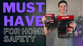 Essential Home Safety Gear for 2025 | GEMEK Fireproof & Waterproof Document Bag Review