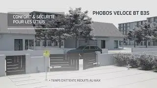 Motorisation Bft &agrave; v&eacute;rin pour portail battant - PHOBOS