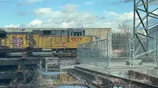 UP Line in Topeka on Windy and Rainy Day 1/8/26
