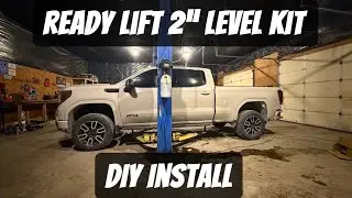 Установка комплекта Ready Lift 2&rdquo; Level на GMC Sierra 1500 AT4 2026 года выпуска.