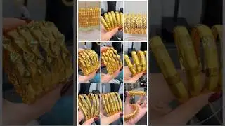 22k Gold Bangles designs #trending #goldjewellery #shortvideo #shorts
