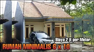 RUMAH MINIMALIS 6x10 | 2 Kamar Tidur