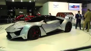 W Motors at Dubai Motor Show 2015 with Ralph Debbas | AutoMotoTV