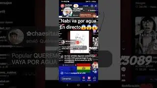 Nabi va por agua en directo🤨🤨(clip mio XD) #roblox #nabi #santica