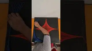 geometric shape by string art