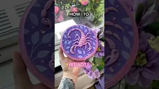 HOW TO BEDAZZLE ANYTHING💜 #bedazzled #gems #artideas #craftideas