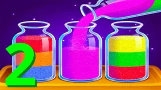 🧩 Sand Sorting Challenge 🧩 GAMEPLAY Part 2 Levels 7-11 (Android, iOS)