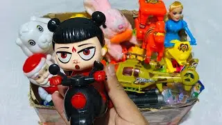 8 Minutes satisfying with unboxing princess dolls, toys set, swing&slide collection ASMR, review 