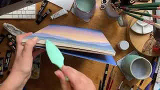 How to Remove Sheets from a Watercolor Block (glued on 2 sides)