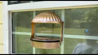 Ermete New Upgraded Metal Window Bird Feeder Demo