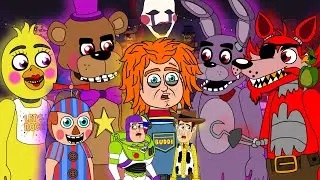 Chucky kontra Five Nights at Freddy's kontra Toy Story (animacja FNAF)