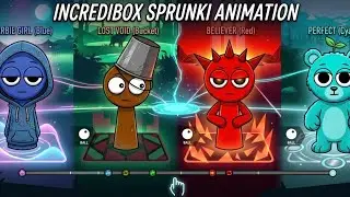 Tiles Hop in incredibox sprunki 3d Animation coffin dance meme cover 