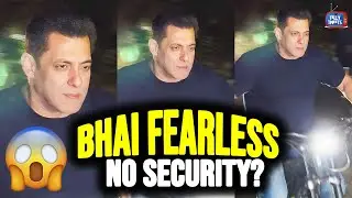 Salman Khan Ditches Bulletproof Security, Takes Bike Ride On 60th Birthday 😱