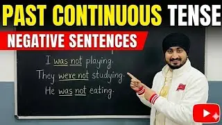 Translation#Past continuous tense# negative sentence 