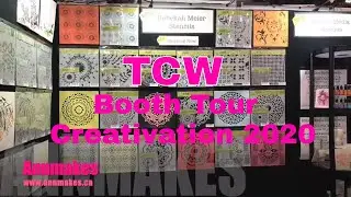 TCW The Crafters Workshop Booth Tour Creativation 2020