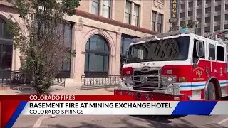 CSFD: Fire at Mining Exchange hotel under investigation