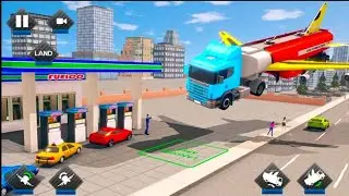 Flying Oil Tanker Truck Game #2 ➕ Android Gameplay