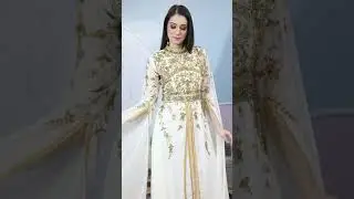 Top 3 White and Gold Caftan Dresses for Women Party Wear Kaftan Robe #caftan #partydress #styleinspo