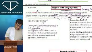 CA Inter Audit Revision - Brahmastra | Ch 1 4 6 7 8 11 (1/2)