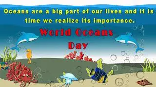 Happy World Oceans Day Whatsapp Wishes Status Video Greeting 8th June 2022 | World Ocean Day