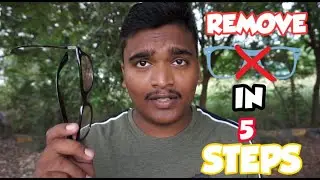 Improve Vision Naturally ! How To Remove Glasses naturally in Telugu ! Remove spectacles in 5 Steps