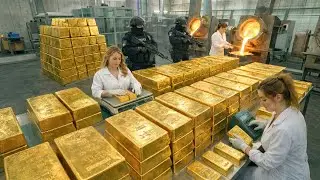 Inside the World&rsquo;s Most Advanced Secret 99.99% Gold Factory: Raw Ore to Gold Bars