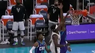 Jrue Holiday Posterizes Bismack Biyombo | MIL vs CHA