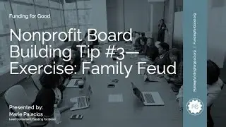 Nonprofit Board Building Tip #3 - Exercise: 