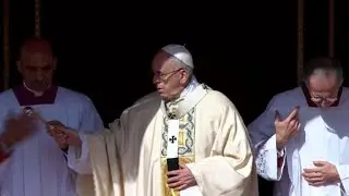 Images of Easter celebration at St Peter's Basilica