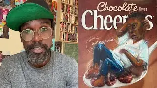 Street art legend Elicser's cereal box paintings capture '100 days of the world just off kilter'