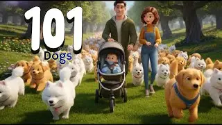 AMAZING a Beautiful of 101 DOGS | 3D Animated Short Film | Fairy Tale | Magic | Disney |Kids Cartoon