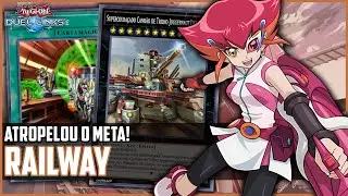 RAILWAY: OS TRENS ATROPELARAM O META! [DUEL LINKS]