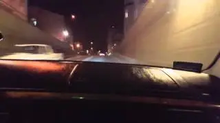Mercedes E430 W210 with straight pipe exhaust