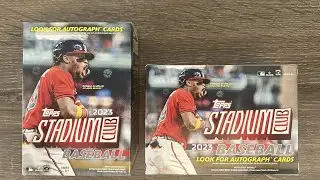 *2023 TOPPS STADIUM CLUB BASEBALL (2) RETAIL BOX OPENING ⚾ WHAT MASTER PHOTO CARDS DID WE PULL? 🔥