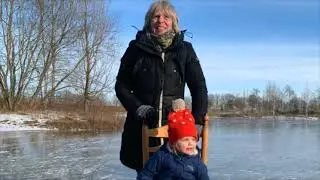 Sneeuwpret aan de 2e Barlagerweg