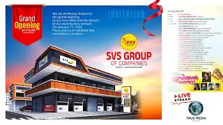 Inaugration Ceremony || SVS GROUP of Companies || Ulikkal || Mandapaparamba || Live